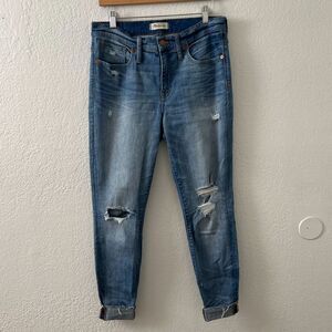 Madewell Women's 30 High Rise Skinny 9"‎ Med Wash Jeans